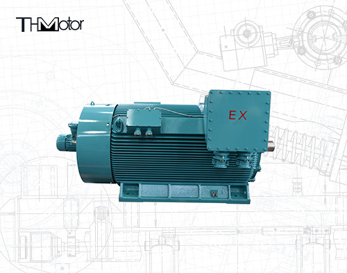 1000kw al motor ininflamable del motor eléctrico 1500rpm VFD de 12000kw ExdIIBT4 GB