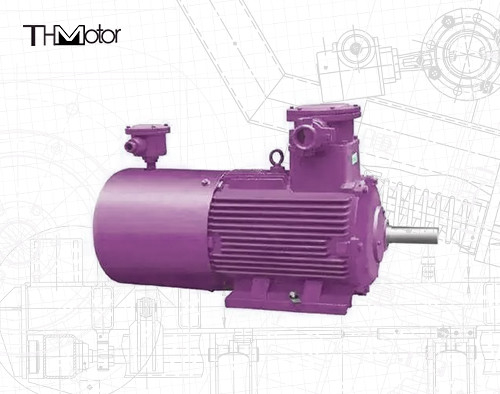 IC411 Motor eléctrico ignífugo IP55 Clase de protección ≤ 70 dB Nivel de ruido