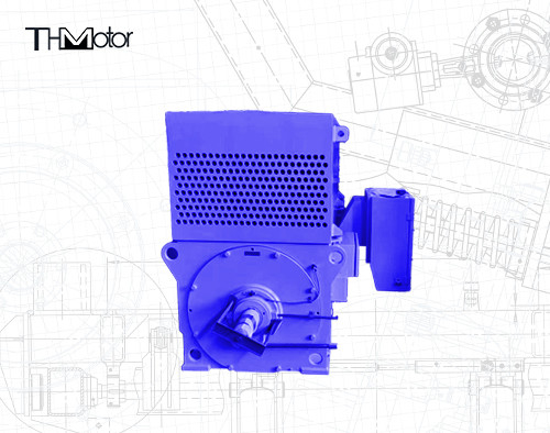 Motor de rotor de heridas de alta tensión de la serie HV de CA con bajo nivel de vibración