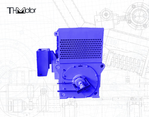 Motor de rotor de heridas de alta tensión de la serie HV de CA con bajo nivel de vibración