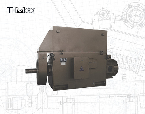 La jaula de ardilla trifásica de alto voltaje del motor de CA de la inducción de YKK viaja en automóvili 3KV 6KV 10KV