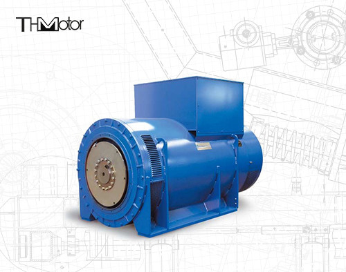Rango de potencia de 400-15000kw Motor síncrono de corriente alterna con corriente nominal de 14A