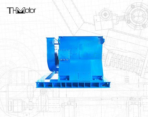 YRKK 1700KW Motor de inducción de rotor de herida de voltaje medio