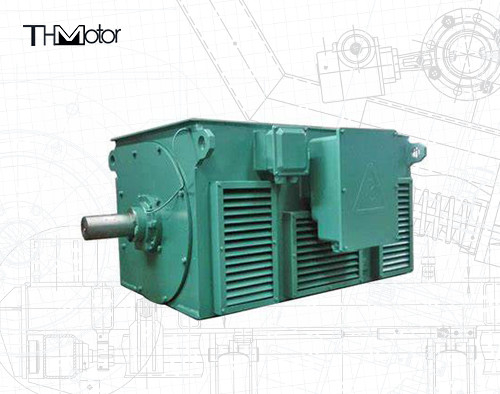 Motor eléctrico de alto voltaje IP23 Rango de velocidad 100rpm-3600rpm para aplicaciones de trabajo pesado