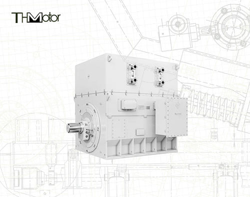 Motor asíncrono trifásico de alta tensión YKK500 745 rpm 6 kV