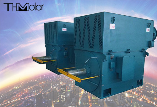 La jaula de ardilla trifásica de alto voltaje del motor de CA de la inducción de YKK viaja en automóvili 3KV 6KV 10KV