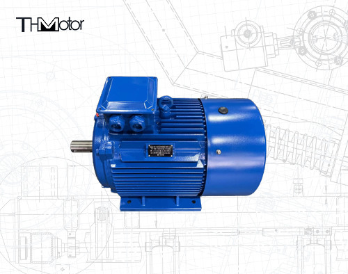 IC0141 Motor de jaula de ardilla con diámetro de eje de 75 mm para operación continua S1
