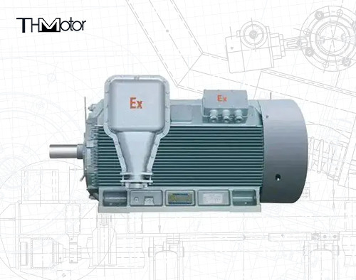 IP55 Motor eléctrico resistente a las llamas de 50 Hz VVVF Regulación de velocidad ≤ 70 dB Nivel de ruido